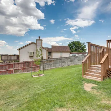 Grill, Fireplace and Fenced-in Yard Thornton Home!