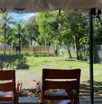 Safari tent on the beach. Near Manuel Antonio, nature, beach and plunge pool