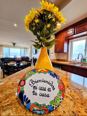 Ocean front -3-bedroom condo in welcoming Playas de Rosarito with WiFi