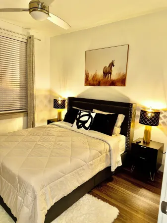 Cozy 1-bedroom in peaceful area close to downtown and airports.