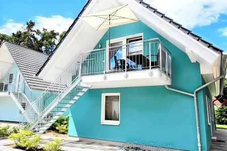 Lake vacation Müritz - Apartment Morgensonne, only 350m to the beach