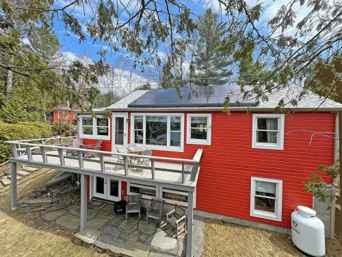 Lakefront cabin in VT's Northeast Kingdom on the VAST trail. Hotels in Derby
