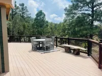 This is a luxurious two-story mountain retreat tucked in Ruidoso Downs, NM. Hotels in Ruidoso Downs
