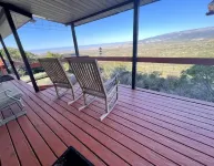 Home on the mesa’s edge the Proverbial Million Dollar View, jacuzzi and orchard