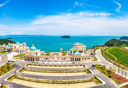 쏠비치 진도 인피니티풀 전경