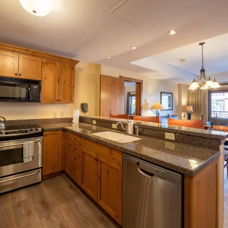Two Bedroom Condo with a Balcony in Mountaineer Square 2 Condo - No Cleaning Fee! by RedAwning