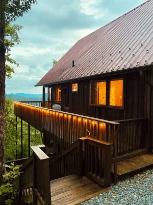 180° Epic View Cabin, 10 Min to Brevard & Pisgah - シャレー