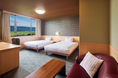 ノースウイング　ビューバス付デラックスツイン 阿蘇の司ビラパークホテル & スパリゾートの写真