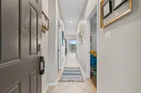 2 bed/2 bath, lake condo, ground floor, with boat slip, within 5 min. of bypass