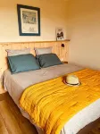 Single storey house with jacuzzi near the beach<br>Wooden frame, 4 stars
