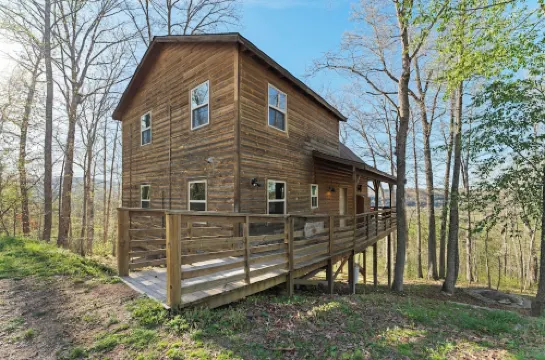 Mnt. View Cabin Near River w/ Hot Tub + Fire Pit Sleeps 10