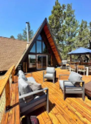 NEW ! Majestic A-Frame on 5 acres!