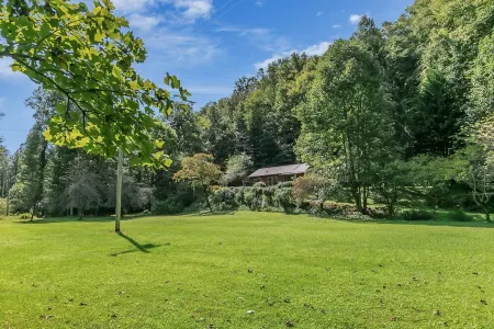 Cozy Stay Near Brevard: Hot Tub & Creek Views