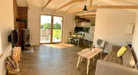 Wooden house in the countryside with fireplace - Lytte Hytte | Holiday house Wingst