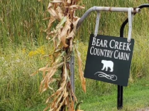 Cozy cabin on the bank of Bear Creek with a hot tub to relax in! Hotels in Pine County