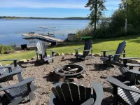 Private Retreat on 33 Acres with 1400 ft Lakeshore - Gym