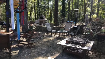 King Bed in Farmhouse on rural sheep and goat farm