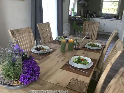 North Sea coast, charming Frisian house on the old dike with sauna, fireplace, beach chair