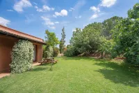 Eco country house near Costa Brava. Garden, pool and views