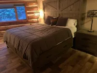 Log Cabin on 40 acres with a private lake