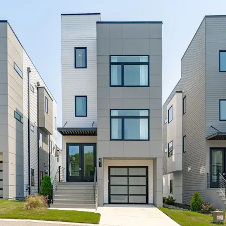 Modern 4-bedroom house Downtown Raleigh Skyline Views