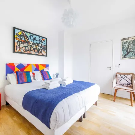 Quiet Apartment - 1Br-6P - Vanves Отели в г. Ванв