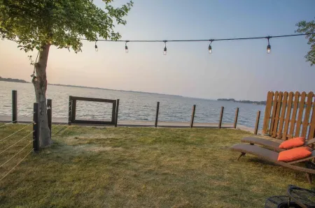 Steps from the water! Quiet, peaceful location.