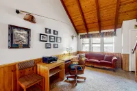 Remodeled partial lake-view home with dock, beach & boat trailer parking