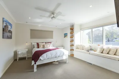A spacious, light-filled home, a stone's throw from the water