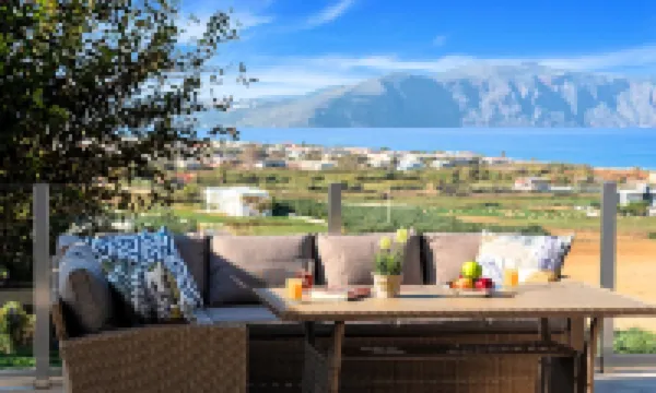 Cretan Sunset Villa Heated Pool Hotels in Georgioupoli