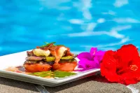 Muri Beach Club Hotel - Frühstück
