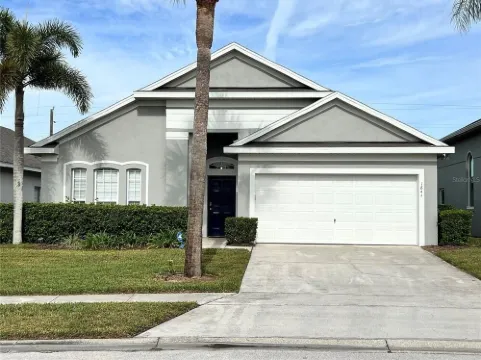 Lovely home near Disney with a Heated pool and game room in a resort community.