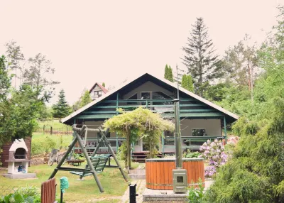 Holiday Home With Whirlpool at the Lake in Zakowo