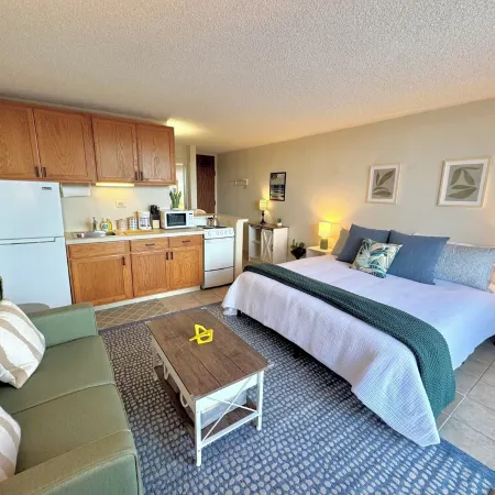 Hilo Studio Retreat with Gorgeous Park View, AC, WiFi, Pool