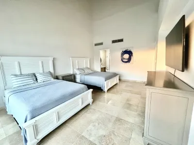 Beautiful top floor beach front condo in the center of cap cana.