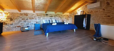 Stone House with Whirlpool in the Countryside, Near the Sea