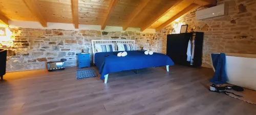 Stone House with Whirlpool in the Countryside, Near the Sea