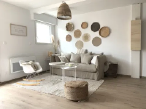 T3 with private garden "Les Anémones" 50m from la Gravière