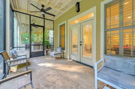 Game Room + Patio: Luxe Retreat Near Lake Norman!