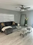 Modern 4 bedroom home with pool.  Sleeps 10-12 comfortable.