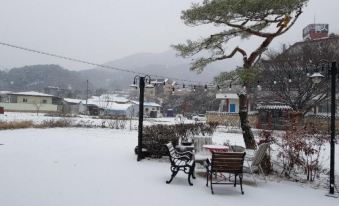 Gongju Balcony in May Pension