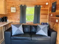 Cheerful Cabin with Mountain View & Hot Tub