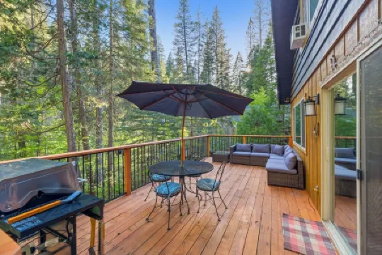 Creek Cabin - Fly-in Acres Lake Access - private Creek access with fire pit