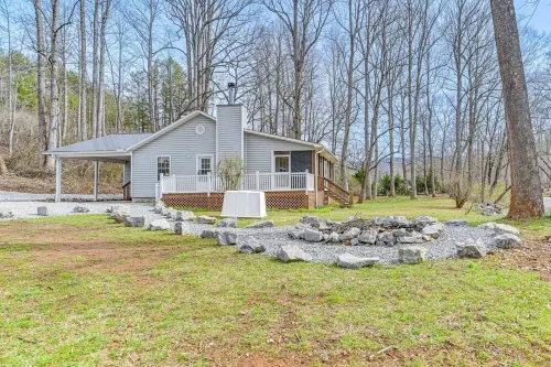 Beautiful Water-Front Cabin with Firepit in Hayesville NC