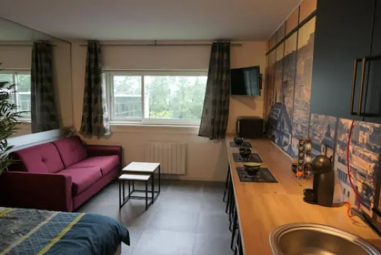 Studio 318 Industriel de 22m² + Parking Sécurisé Hotels in Carquefou