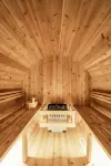 Mt. Rainier Luxe A-Frame: Hot Tub, Sauna, Firepit with King Size Bed Lafa Cabin
