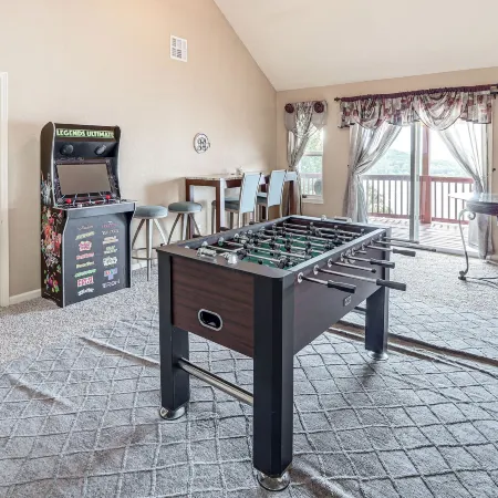 Waterfront Lake Eufaula Home: Multi-Level Balcony