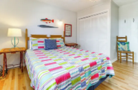 Oak Island Condo w/ Ocean View: Steps to Beach!