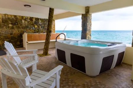 Villa Almarys - Oceanfront - 6 guests - pet friendly - at Stella, Rincón