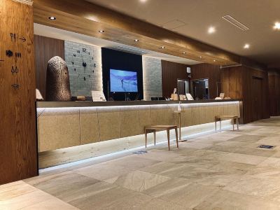 フロントデスク 富良野リゾートホテル エーデルヴェルメの写真